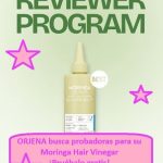 ORJENA busca probadoras para su Moringa Hair Vinegar ¡Pruébalo gratis!