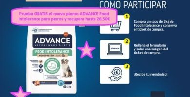 Prueba GRATIS el nuevo pienso ADVANCE Food Intolerance para perros y recupera hasta 26,50&euro;