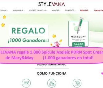 STYLEVANA regala 1.000 Spicule Azelaic PDRN Spot Cream de Mary&May