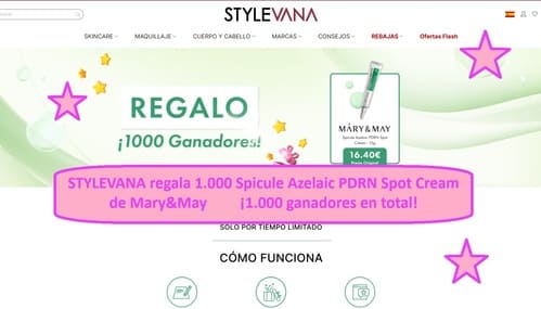 STYLEVANA regala 1.000 Spicule Azelaic PDRN Spot Cream de Mary&May