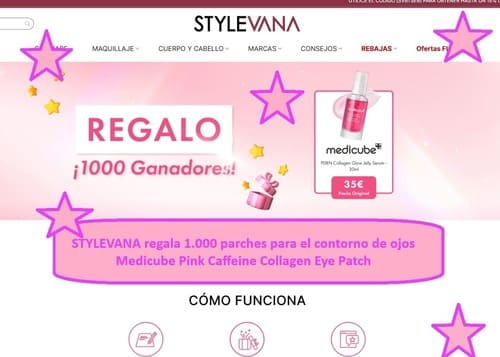 STYLEVANA regala 1.000 parches para el contorno de ojos Medicube Pink Caffeine Collagen Eye Patch