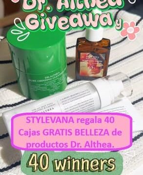 STYLEVANA regala 40 Cajas GRATIS BELLEZA de productos Dr. Althea.