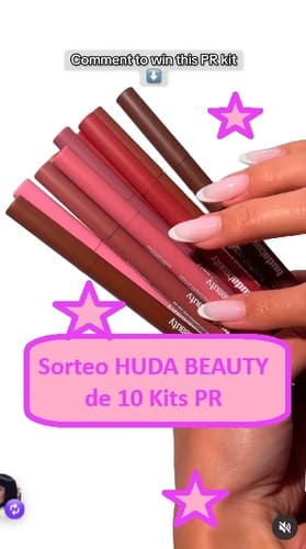 Sorteo HUDA BEAUTY de 10 Kits PR