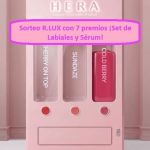 Sorteo R.LUX con 7 premios ¡Set de Labiales y Sérum!