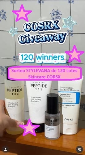 Sorteo STYLEVANA de 120 Lotes Skincare CORSX