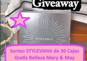 Sorteo STYLEVANA de 30 Cajas Gratis Belleza Mary & May