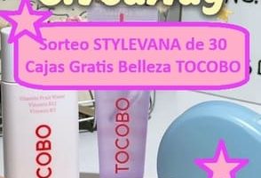 Sorteo STYLEVANA de 30 Cajas Gratis Belleza TOCOBO