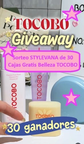 Sorteo STYLEVANA de 30 Cajas Gratis Belleza TOCOBO