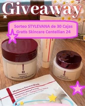 Sorteo STYLEVANA de 30 Cajas Gratis Skincare Centellian 24