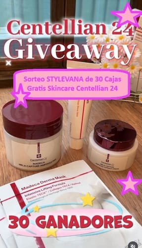 Sorteo STYLEVANA de 30 Cajas Gratis Skincare Centellian 24