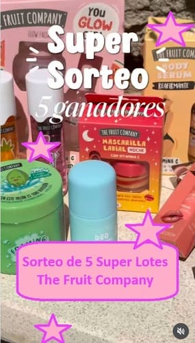Sorteo de 5 Super Lotes The Fruit Company