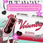 Sorteo fwee X Douglas de 20 Packs Labiales 3D Voluming Gloss Cola