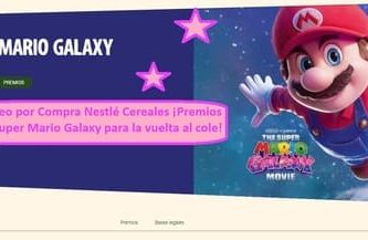 Sorteo por Compra Nestlé Cereales ¡Premios de Super Mario Galaxy para la vuelta al cole!