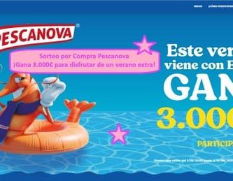 Sorteo por Compra Pescanova ¡Gana 3.000€ para disfrutar de un verano extra!