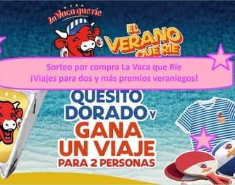 Sorteo por compra La Vaca que Ríe ¡Viajes para dos y más premios veraniegos!