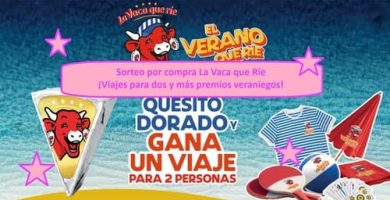 Sorteo por compra La Vaca que Ríe ¡Viajes para dos y más premios veraniegos!