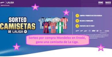 Sorteo por compra Mondelez en Eroski, gana una camiseta de La Liga.
