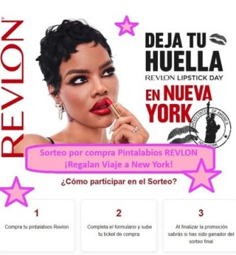 Sorteo por compra Pintalabios REVLON ¡Regalan Viaje a New York!