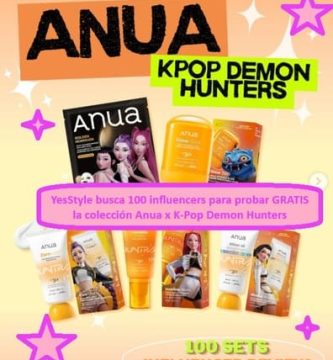 YesStyle busca 100 influencers para probar GRATIS la colección Anua x K-Pop Demon Hunters