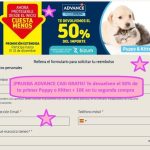 ¡PRUEBA ADVANCE CASI GRATIS! Te devuelven el 50% de tu primer Puppy o Kitten + 10€ en tu segunda compra