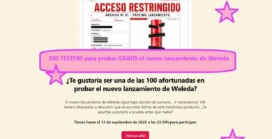 100 TESTERS para probar GRATIS el nuevo lanzamiento de Weleda