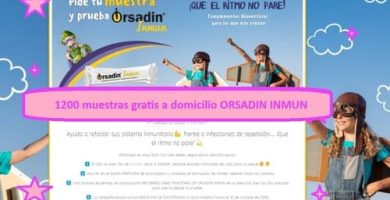 1200 muestras gratis a domicilio ORSADIN INMUN