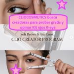 CLIOCOSMETICS busca creadoras para probar gratis y opinar Kit ojos K-eye
