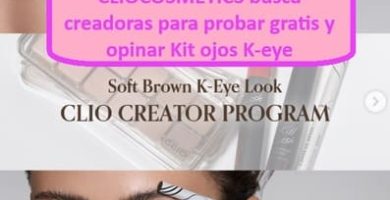 CLIOCOSMETICS busca creadoras para probar gratis y opinar Kit ojos K-eye
