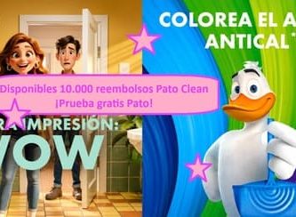 Disponibles 10.000 reembolsos Pato Clean ¡Prueba gratis Pato!
