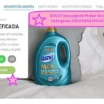 KUVUT busca gente Probar Gratis Detergente ASEVI MAX EFICACIA