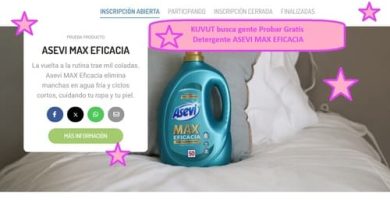 KUVUT busca gente Probar Gratis Detergente ASEVI MAX EFICACIA
