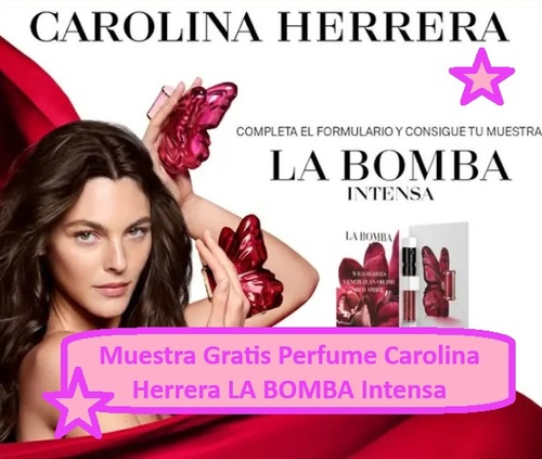 Muestras Gratis Perfume Carolina Herrera LA BOMBA INTENSE, por anuncios.