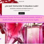 Muestras Gratis Perfume MUGLER ANGEL NOVA o ALIEN PULP, para recoger Corte Inglés.
