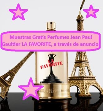 Muestras Gratis Perfumes Jean Paul Gaultier LA FAVORITE, a través de anuncio.