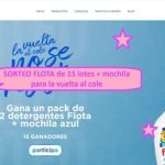 SORTEO FLOTA de 15 lotes + mochila para la vuelta al cole