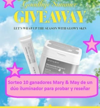 Sorteo 10 ganadores Mary & May de un dúo iluminador para probar y reseñar