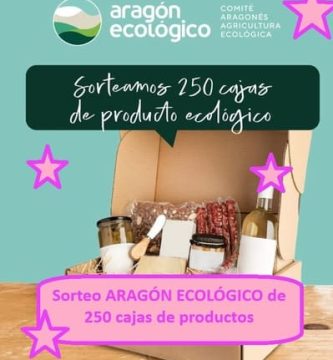 Sorteo ARAGÓN ECOLÓGICO de 250 cajas de productos