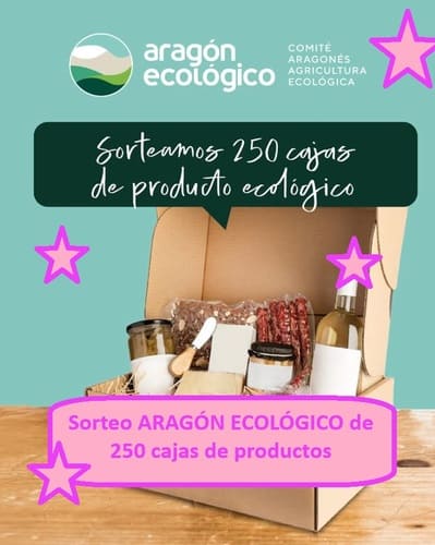 Sorteo ARAGÓN ECOLÓGICO de 250 cajas de productos