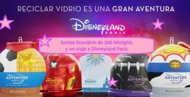 Sorteo Ecovidrio de 200 Minigl&uacute;s y un viaje a Disneyland Paris