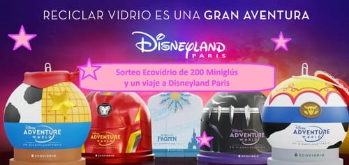 Sorteo Ecovidrio de 200 Miniglús y un viaje a Disneyland Paris