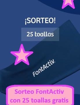 Sorteo FontActiv con 25 toallas gratis