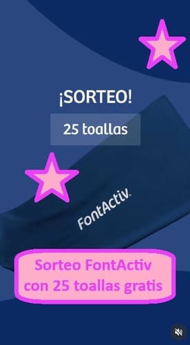 Sorteo FontActiv con 25 toallas gratis