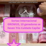 Sorteo Internacional GROWUS, 10 ganadores se llevan Trio Cuidado Capilar