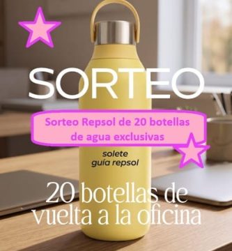 Sorteo Repsol de 20 botellas de agua exclusivas