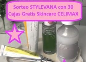 Sorteo STYLEVANA con 30 Cajas Gratis Skincare CELIMAX