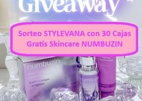 Sorteo STYLEVANA con 30 Cajas Gratis Skincare NUMBUZIN