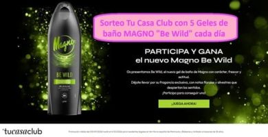 Sorteo Tu Casa Club con 5 Geles de balo MAGNO cada d&iacute;a