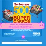 Sorteo por compra Froiz con 500 carros de más de 200 euros.