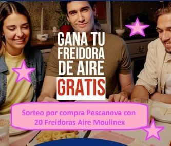 Sorteo por compra Pescanova con 20 Freidoras Aire Moulinex