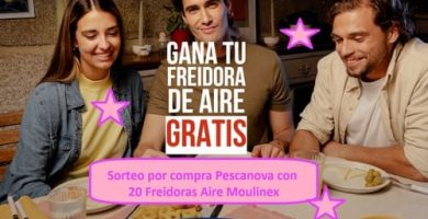 Sorteo por compra Pescanova con 20 Freidoras Aire Moulinex